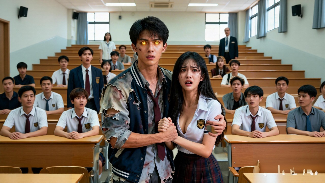 平凡大學生被撞飛後竟意外覺醒預知透視眼！救下清純美女校花，在股市狂賺十億，開始逆襲人生爽番！#預知 #透視眼 #短劇 #movie