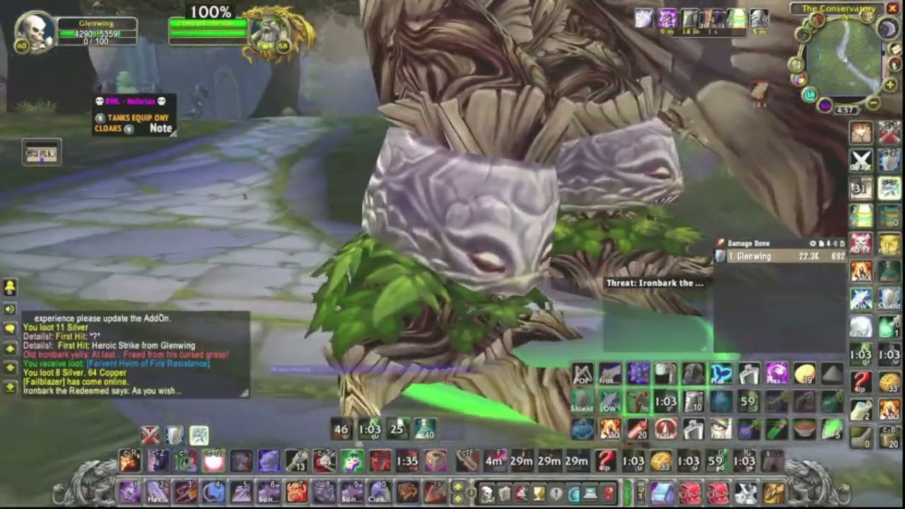 7 minute DME solo jump run - Fury Warrior - Classic Era