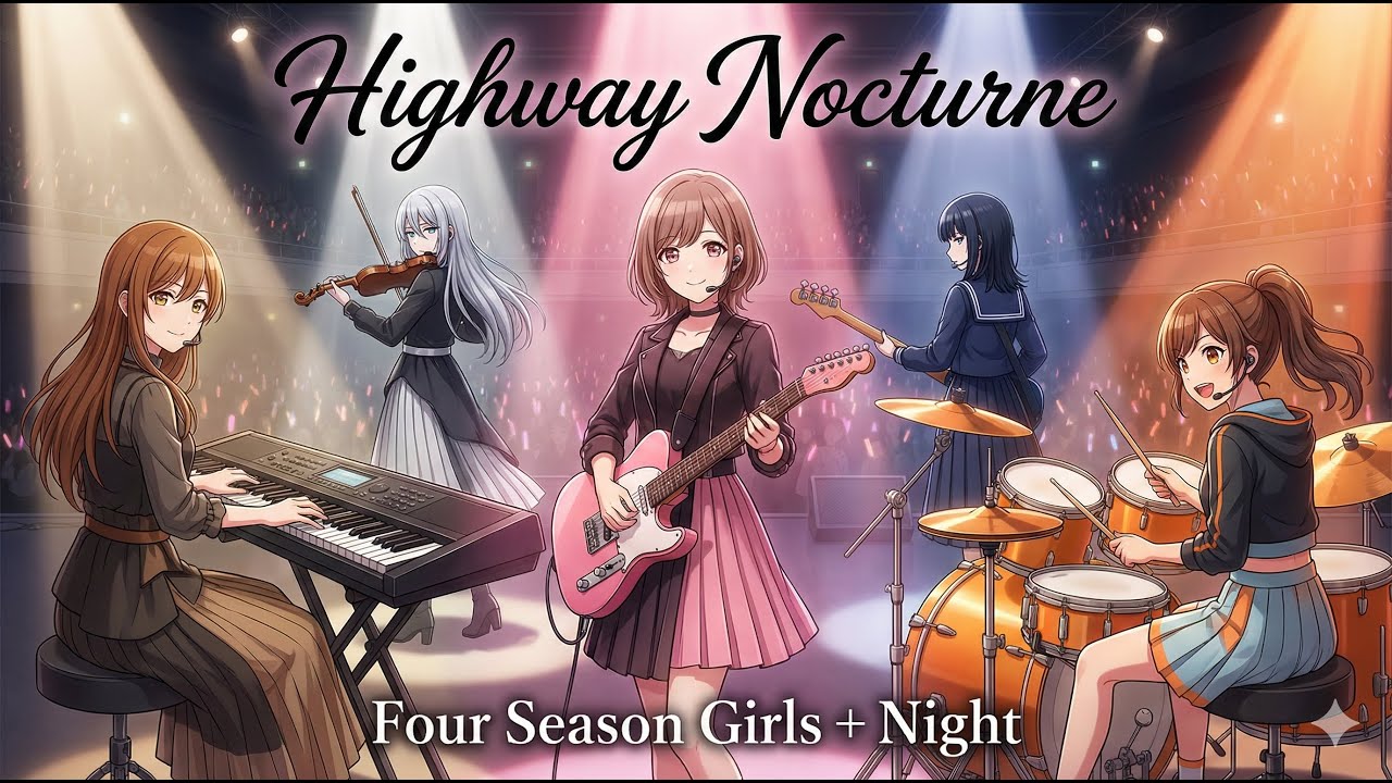 【MV】Highway Nocturne - FSGN | Night Drive City Pop / 疾走する夜のアンセム