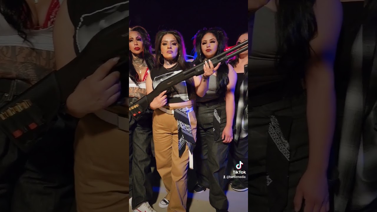 On the Set of Chola Zombies Cedar Films #cholas #chingona #chicana #police #homegirls #herdzmedia