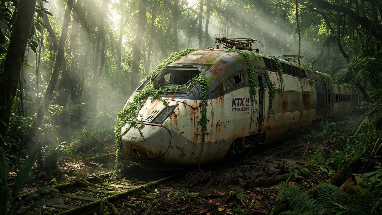 Abandoned Korean KTX Sancheon Bullet Train Found in the Amazon &ndash; Full Restoration ASMR