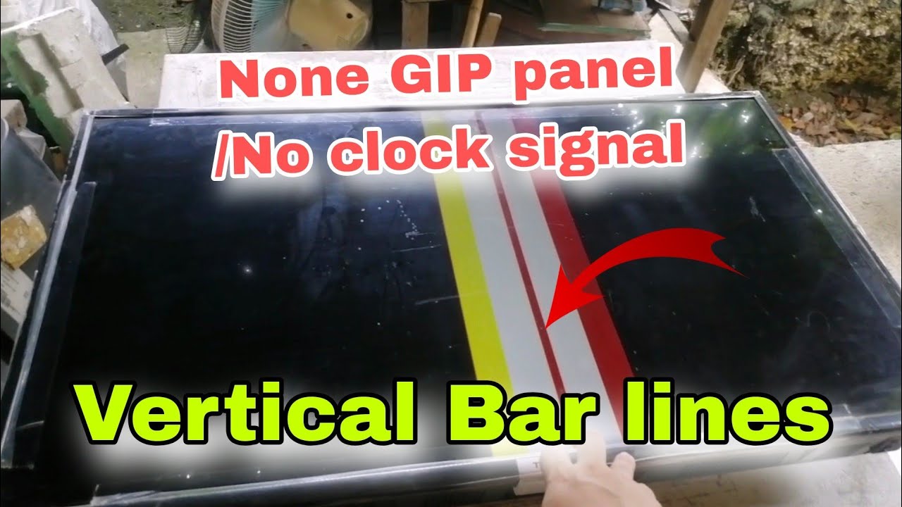 TCL 40 VERTICAL BAR LINES PROBLEM! Innolux none Gip panel.
