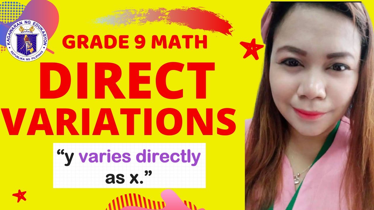 DIRECT VARIATIONS EXAMPLES & SOLUTIONS (TAGALOG)