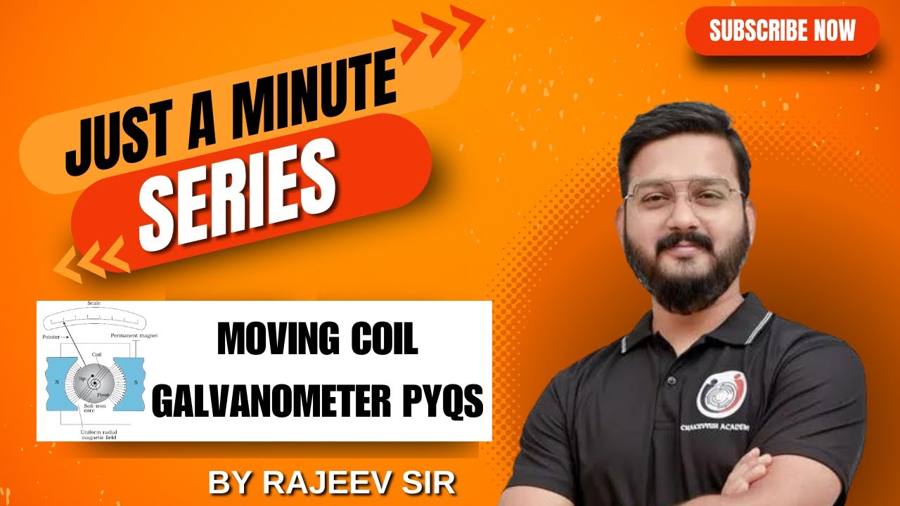 Moving Coil Galvanometer PYQs | GRADE -12 CBSE | BY RAJEEV SIR