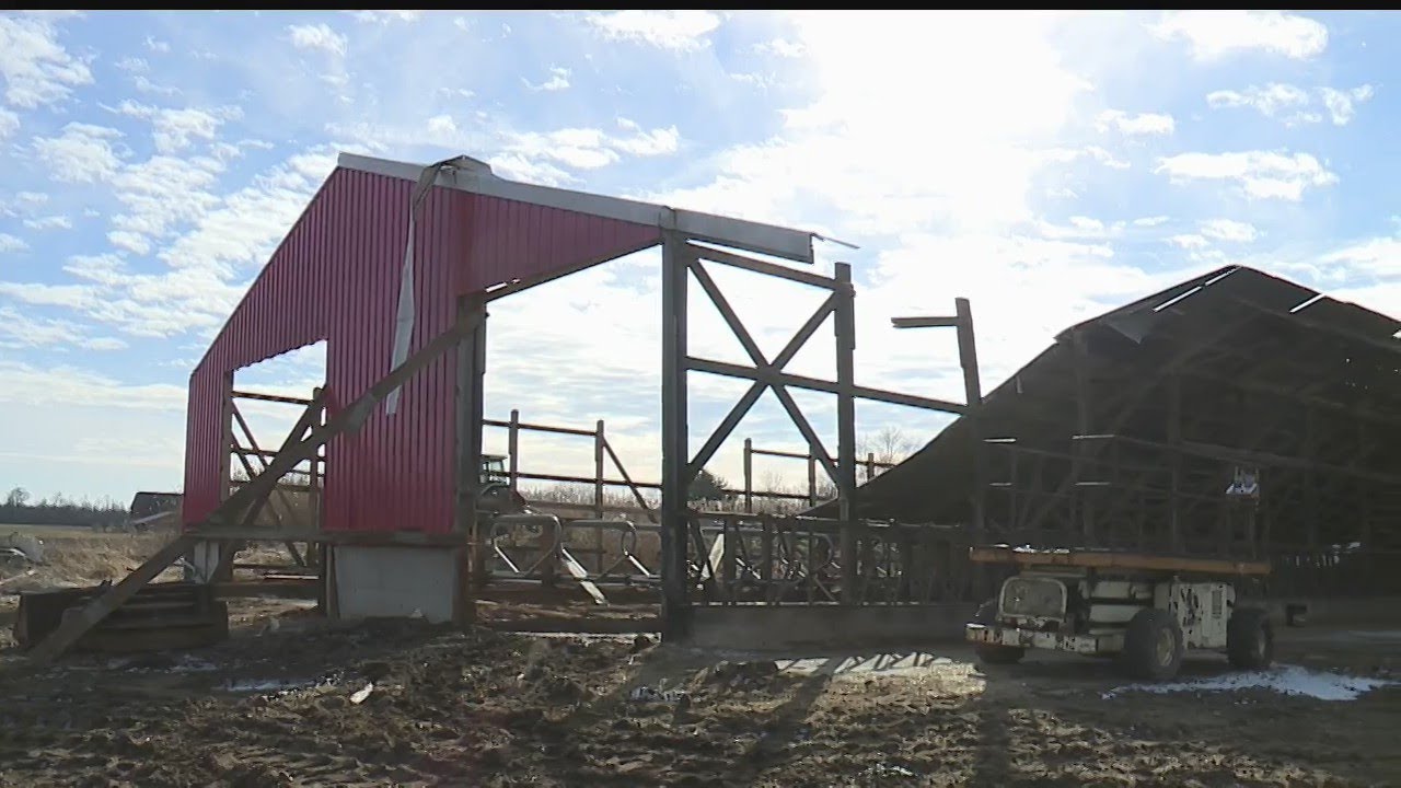 Ssuan Montgomery has hope to rebuild dairy farm after barn collapse
