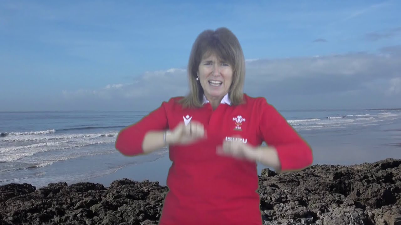 BSL Performance of Welsh National Anthem by Dyfed Powys Police team and Wales' BSL Deaf Performers