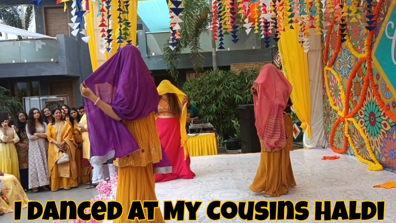 My dance Performance At My Cousin Brother's Haldi 🧡 #dance #viral #youtube #dancevideo