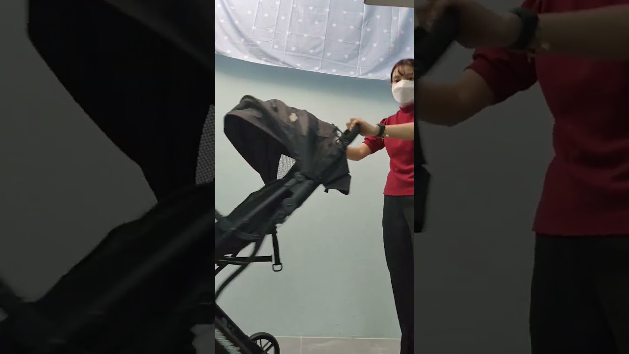 How to open and fold the Mastella baby stoller