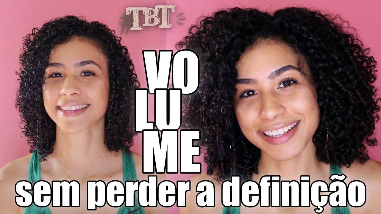 #TBT | Como dar volume nos cachos sem perder a defini&ccedil;&atilde;o e sem secador? | Ludmila Reis
