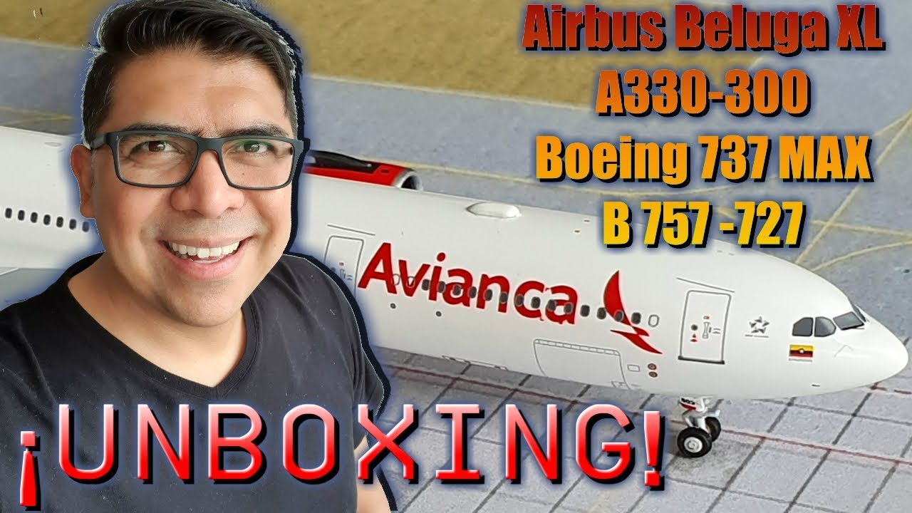 ¿CUAL ES EL AVIÓN MAS GRANDE DE AVIANCA? 😱 ¡Unboxing! MAX de lo que crees (#171)