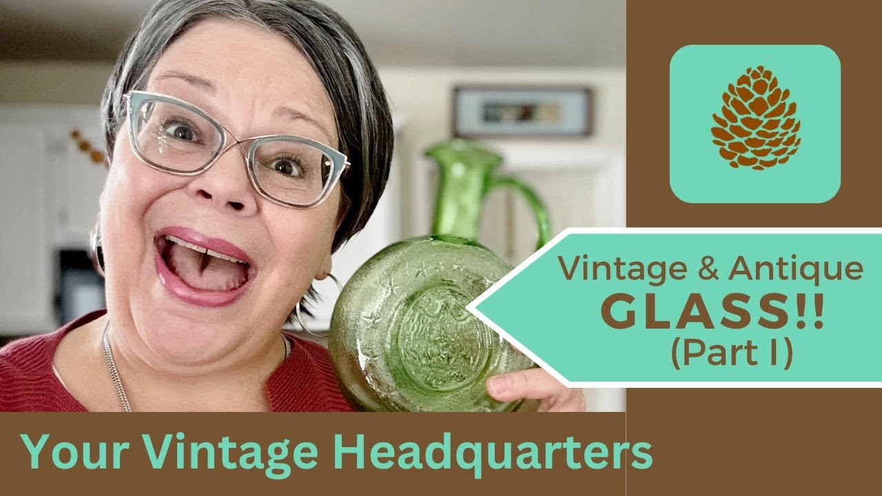 Vintage & Antique Glass: FLEA MARKET -  ESTATE SALE -  THRIFT HAUL!!