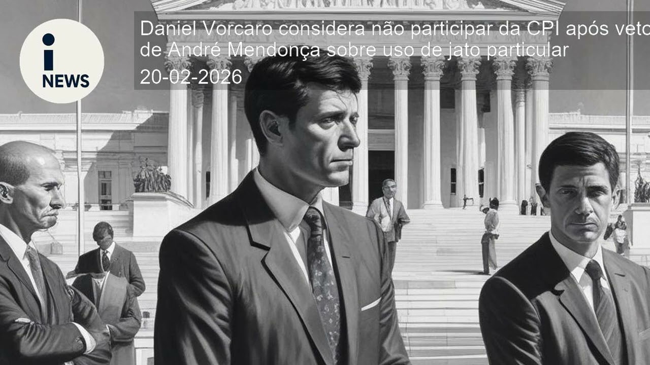 Daniel Vorcaro considera não participar da CPI após veto de André Mendonça sobre uso de jato pa