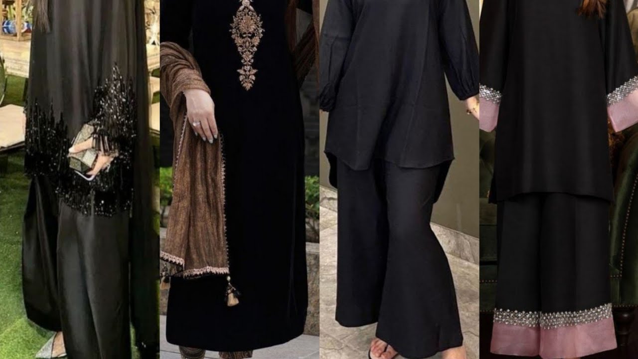 Black letest suit collection for girls and women also ❤️