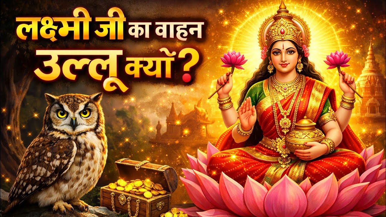 लक्ष्मी जी का वाहन उल्लू क्यों है लक्ष्मी जी और उल्लू की रहस्यमयी पौराणिक कथा | Mythological Story