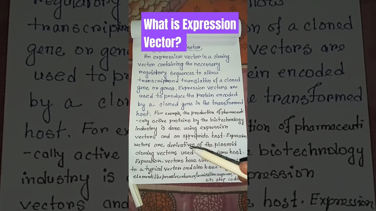 Expression vector biotechnology #biology #neetbiology #shortsfeed #shorts #ytshorts #viralshorts