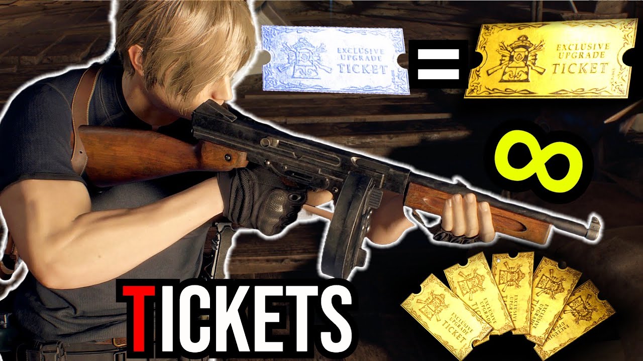 &iquest;QUE SON Y PARA QUE SIRVEN LOS TICKETS DORADOS? - RESIDENT EVIL 4 REMAKE