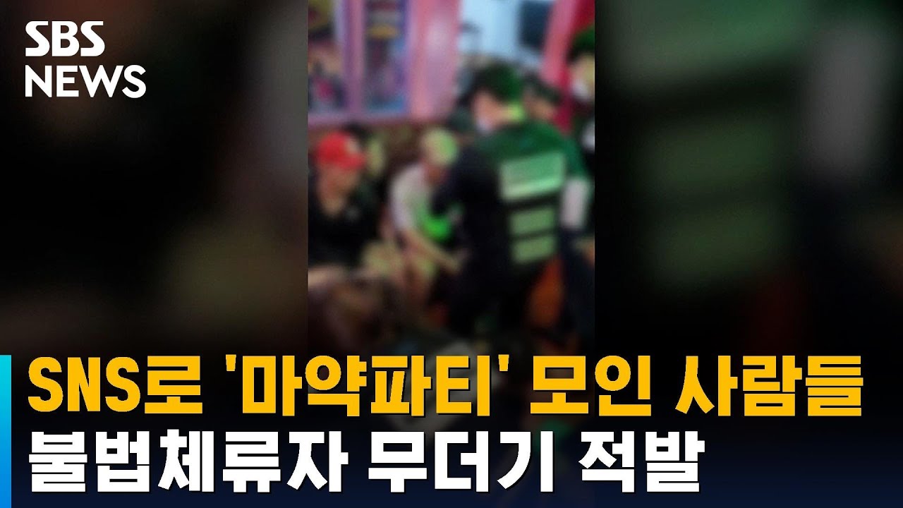 '마약파티' 벌인 외국인 무더기 검거&hellip;강제 출국 조치 / SBS