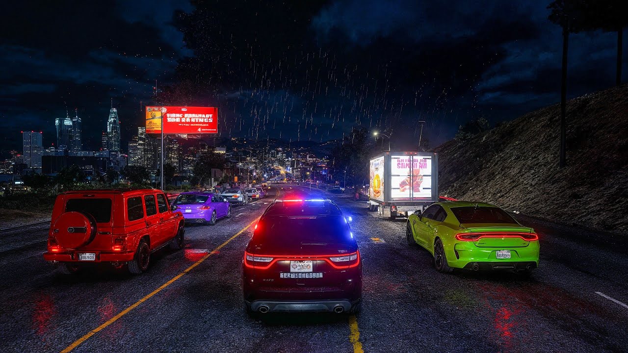 GTA 5 Ultra Realistic Police Patrol | LSPDFR Real Life Mods Gameplay 4K