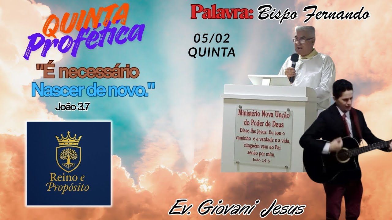 O Poder do Novo Nascimento - Bispo Fernando- Ministério Nova Unção/ Giovani Jesus- Reino e Propósito