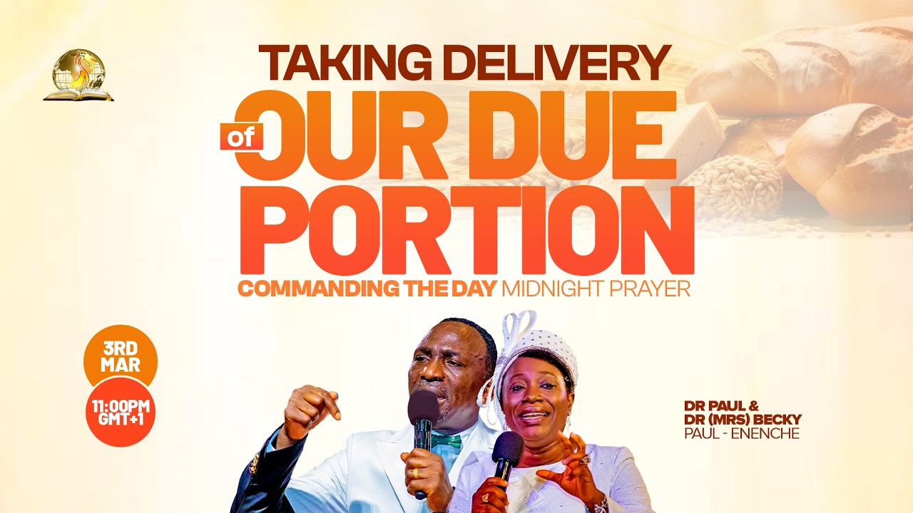 COMMANDING THE DAY MIDNIGHT PRAYER || TAKING DELIVERY OF OUR DUE PORTION || 03-03-2026