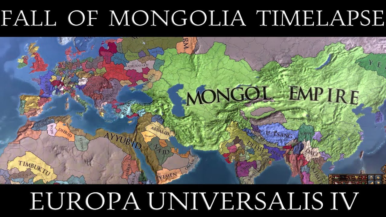 EU4: Fall of Mongolia Extended Timelapse