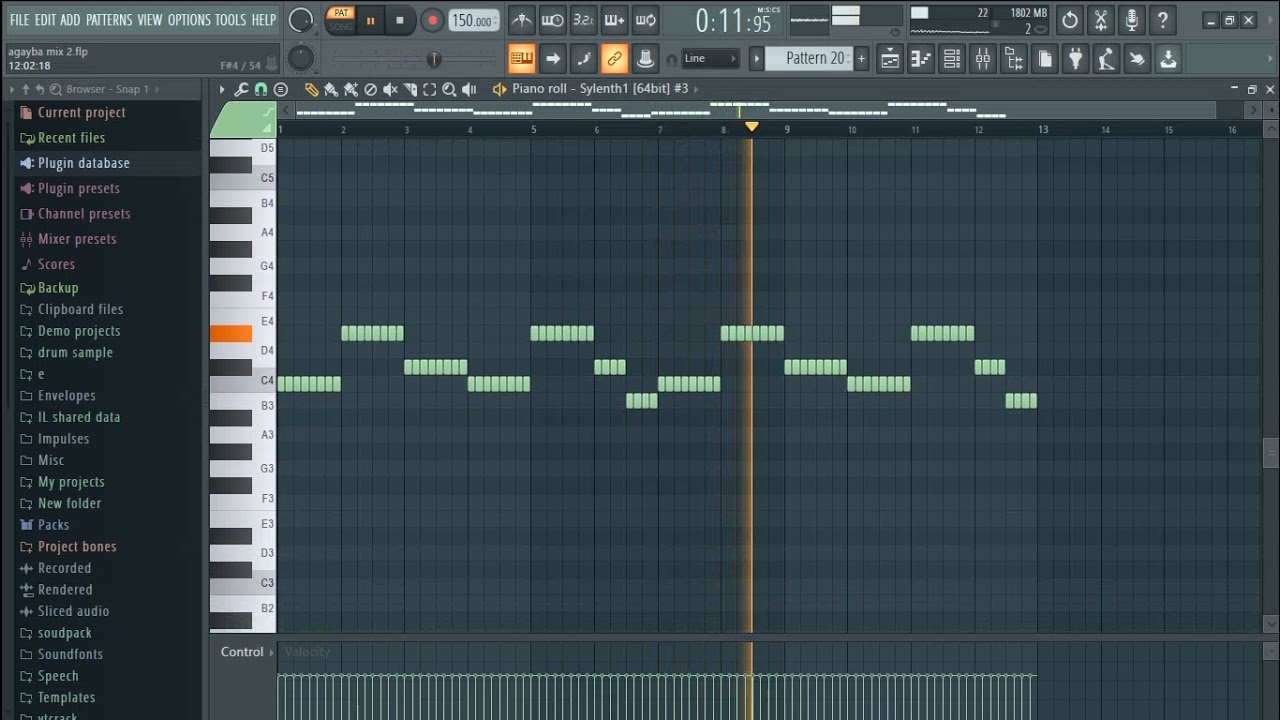 how to make amharic edm agayba mix 2 flp   FL Studio 20 YT MUSIC