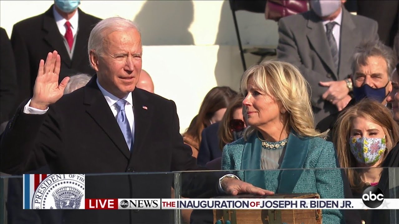 Joe Biden is sworn in as the 46th president of the United States