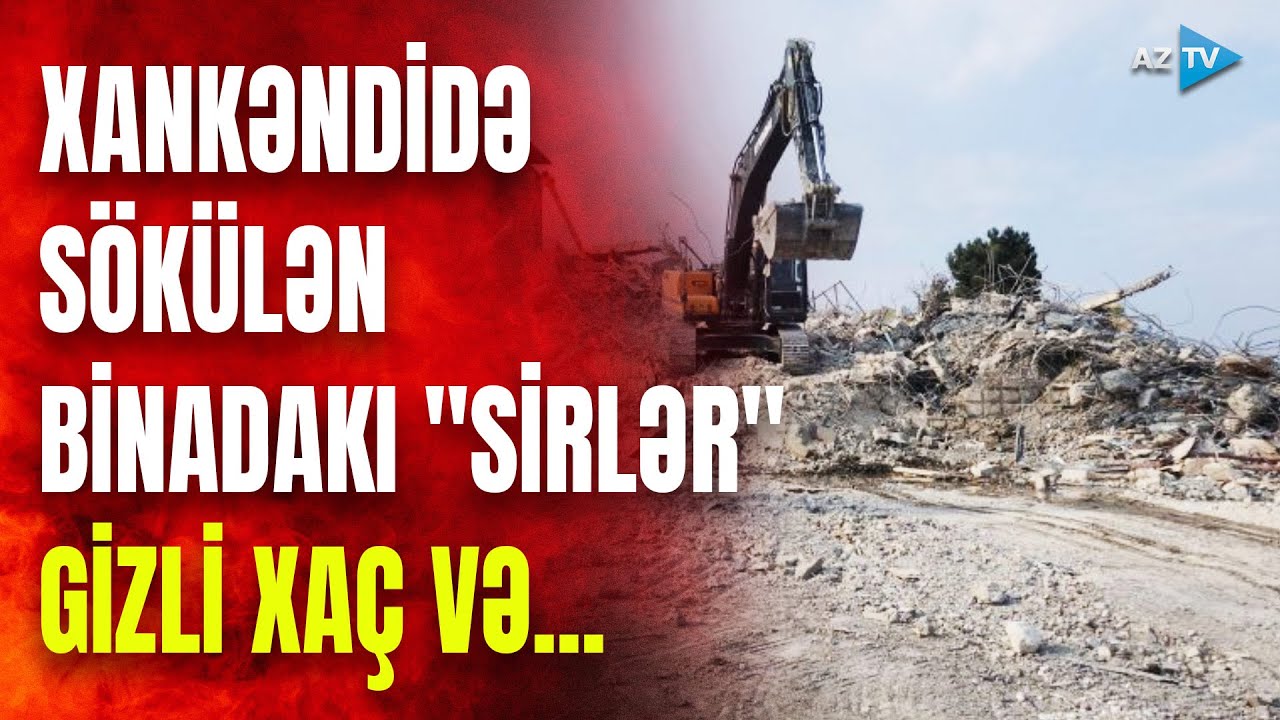 Xankəndidə sökülən binalarla bağlı sirr: separatçılar tikilidə görün nə 