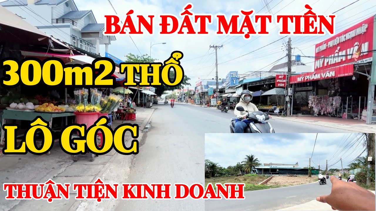 Bán đất thị trấn Đức Hòa. Lô góc - thuận tiện kinh doanh.