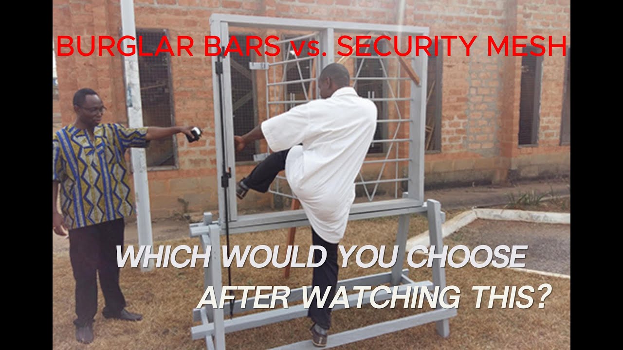 Burglar Bars vs. Security Mesh - Choosing the Right Defense for Your Home! #SecurityComparison