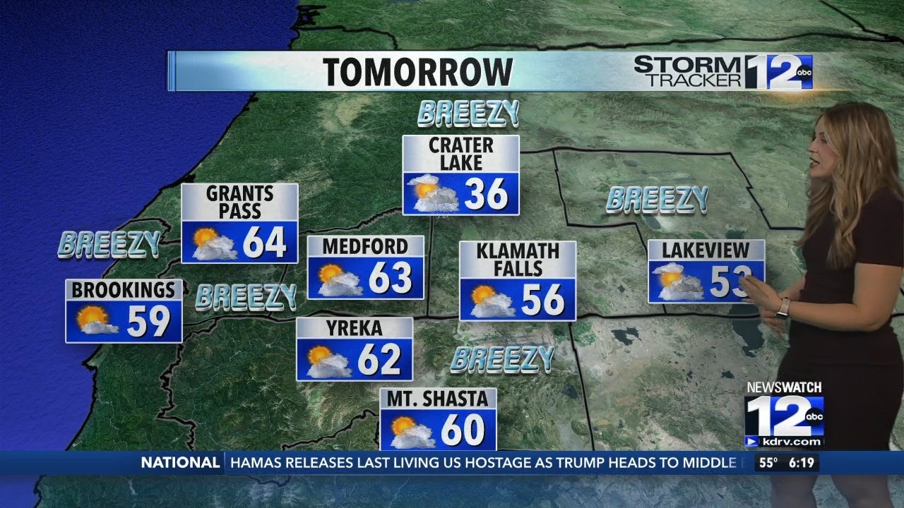 Monday, May 12th Evening Weather