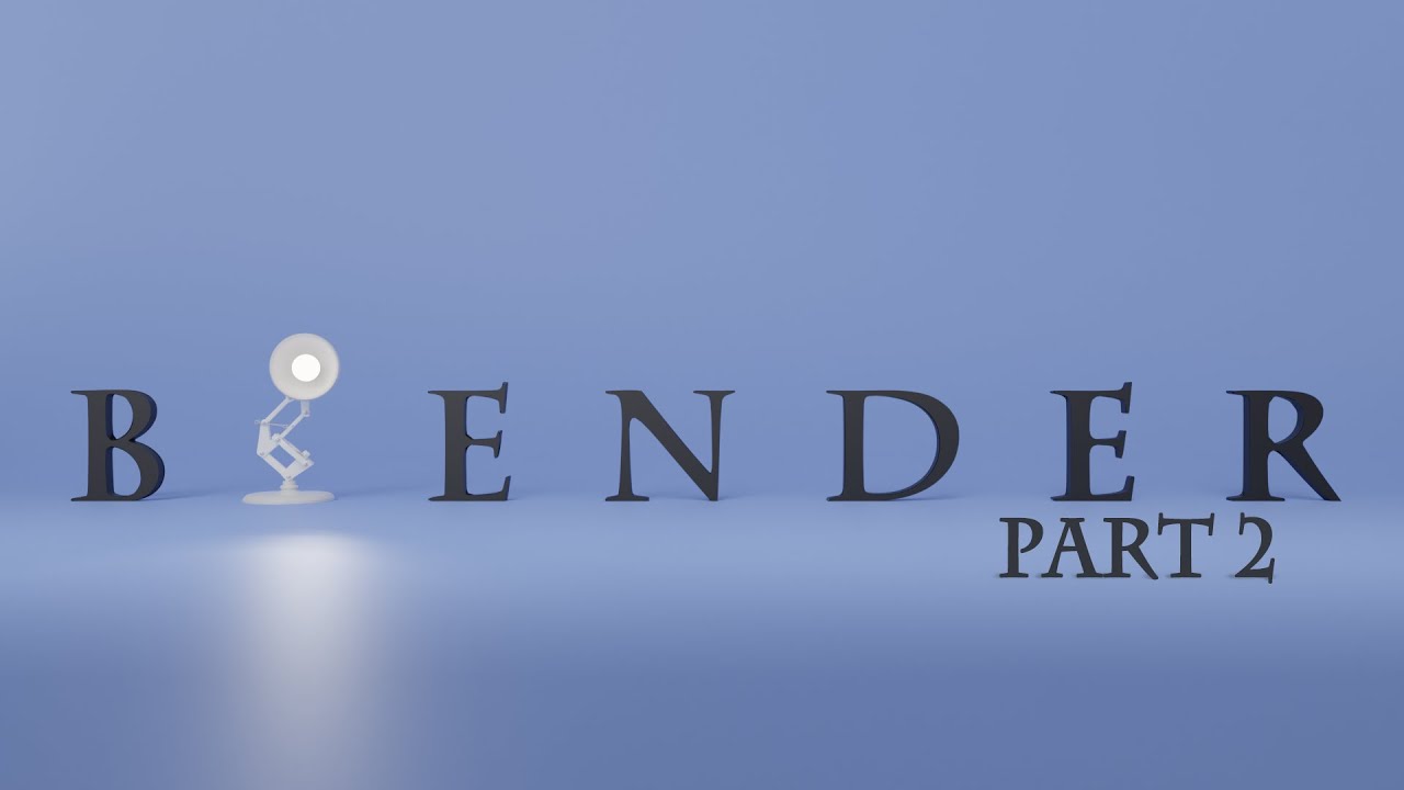 Let's Make Pixar's Intro In Blender Tutorial Part 2 | No Timelapse | Shading/Modeling