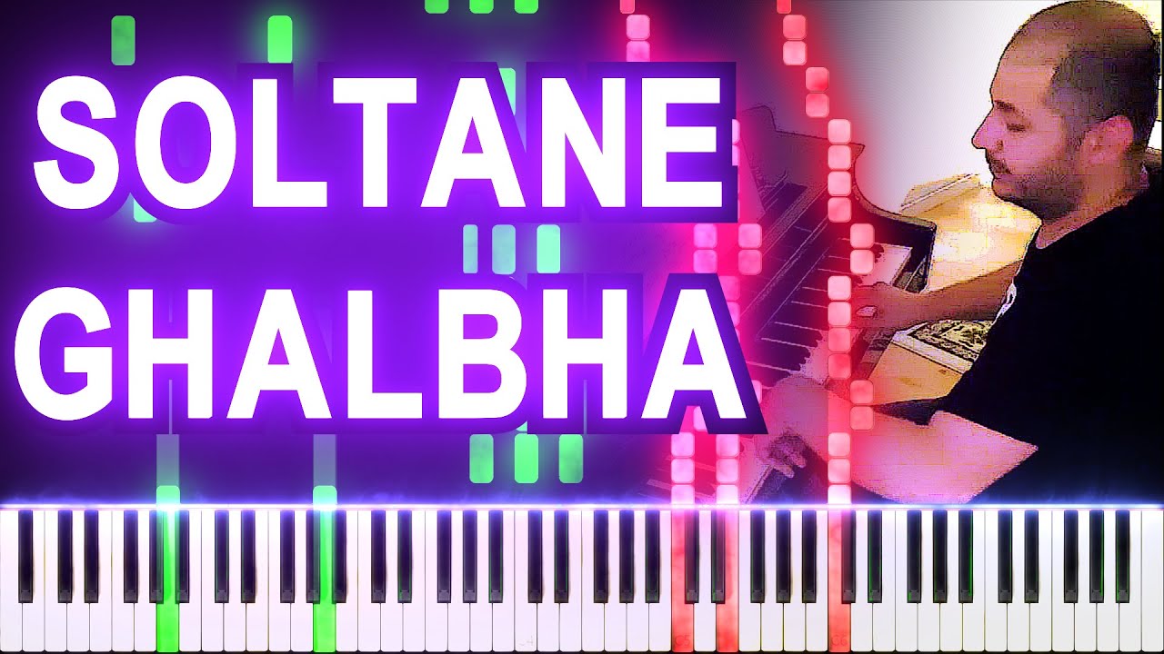 Soltane Ghalbha - سلطان قلبها  | Synthesia Piano Tutorial