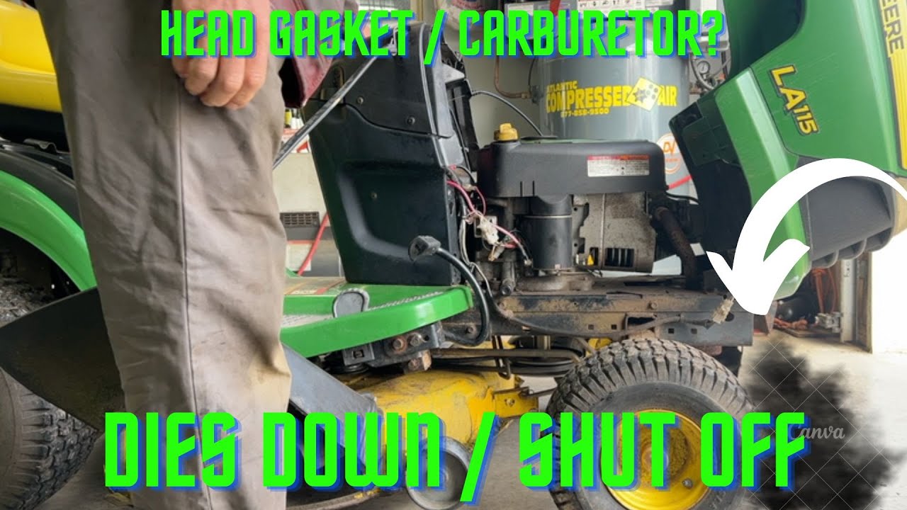 Как починить двигатель Briggs & Stratton мощностью 19,5 л.с.: глохнет, отключается, дымит чёрным ...