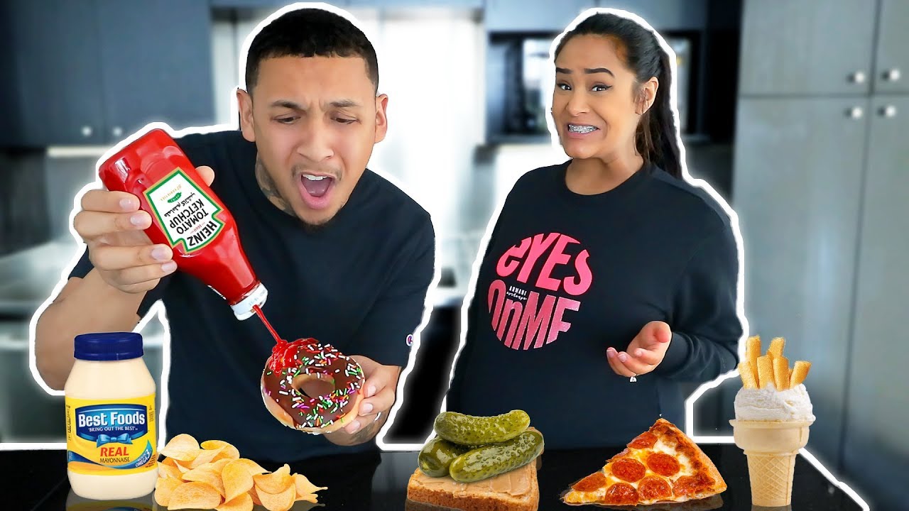 EATING MY WIFE'S PREGNANCY CRAVINGS FOR 24 HOURS!