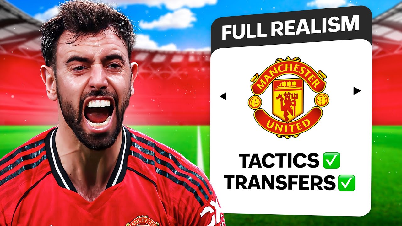 The Most REALISTIC Man United Career Mode Guide | Amorim Tactics (EAFC 26)