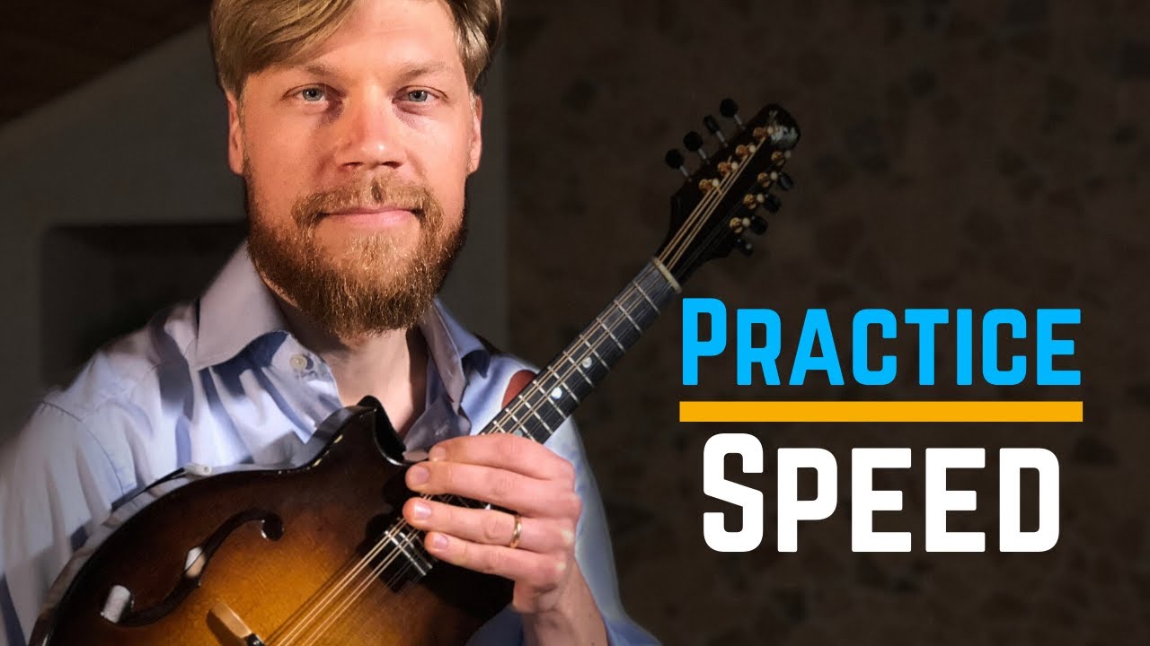 How to play Bluegrass tunes in FAST tempos - Speed Practice - Mandolin Live Lesson