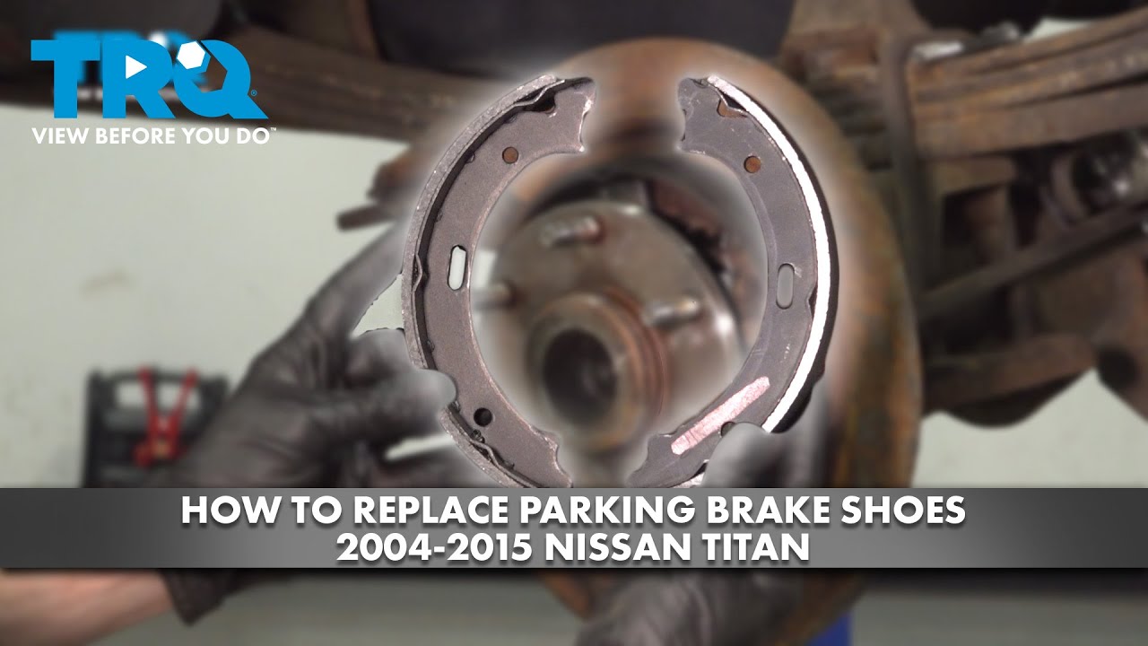 How to Replace Parking Brake Shoes 2004-2015 Nissan Titan