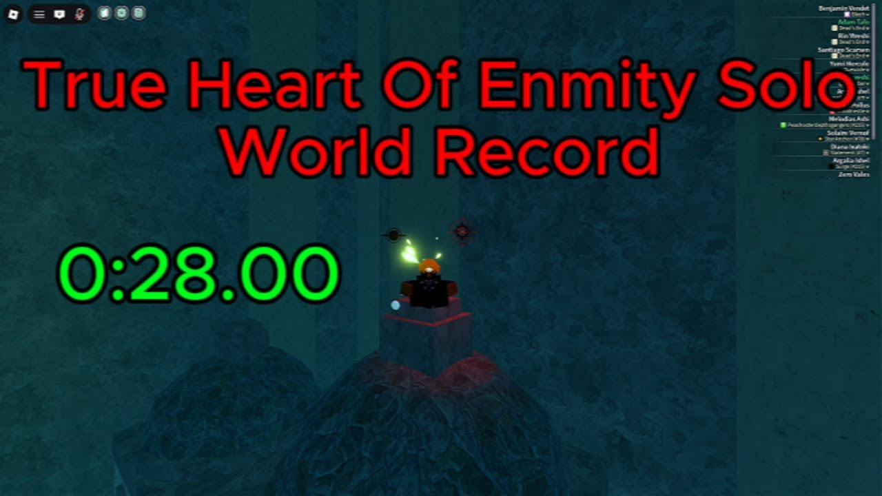 Sub 30s Heart Of Enmity True Solo World Record┃Deepwoken
