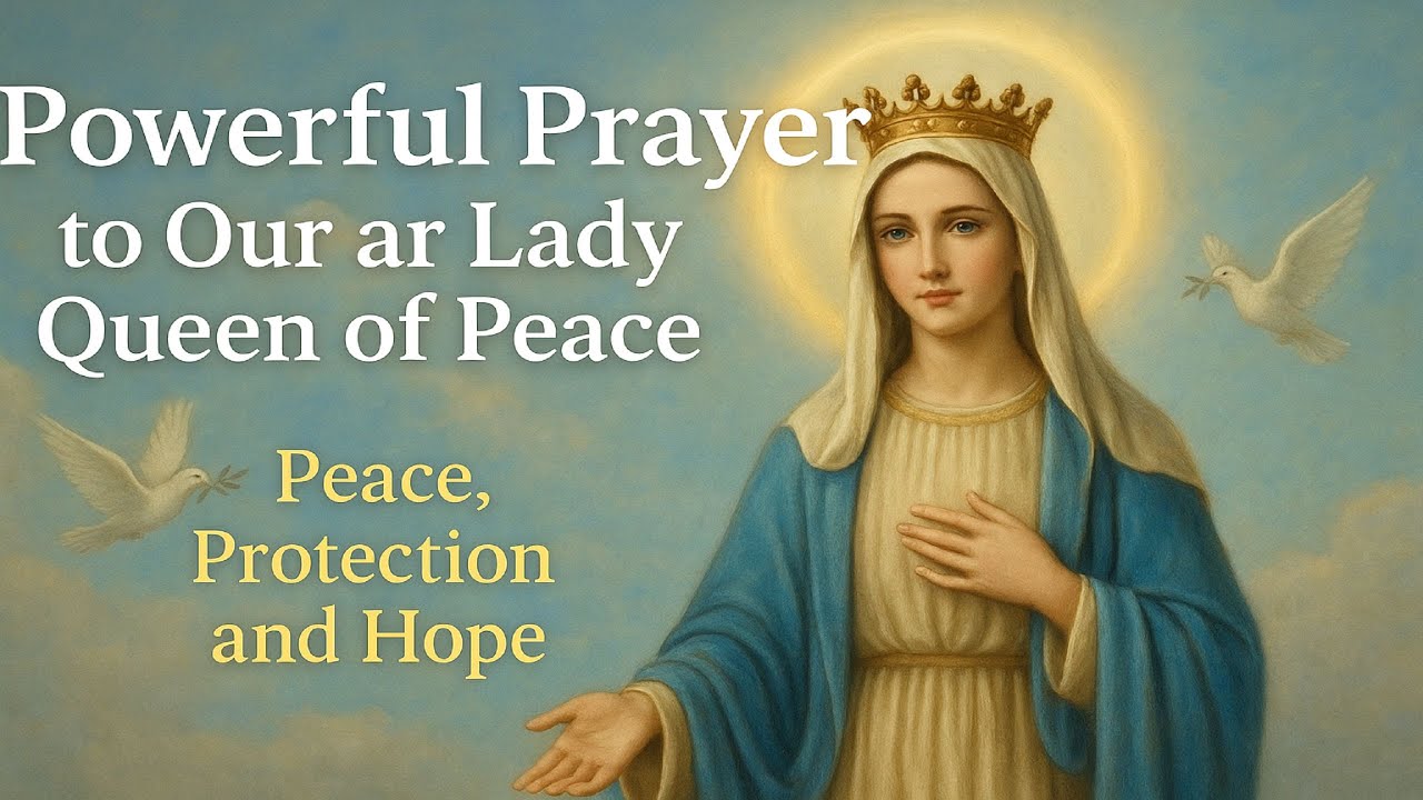 Powerful Prayer to Our Lady Queen of Peace | Prayer for Peace, Protection & Hope
