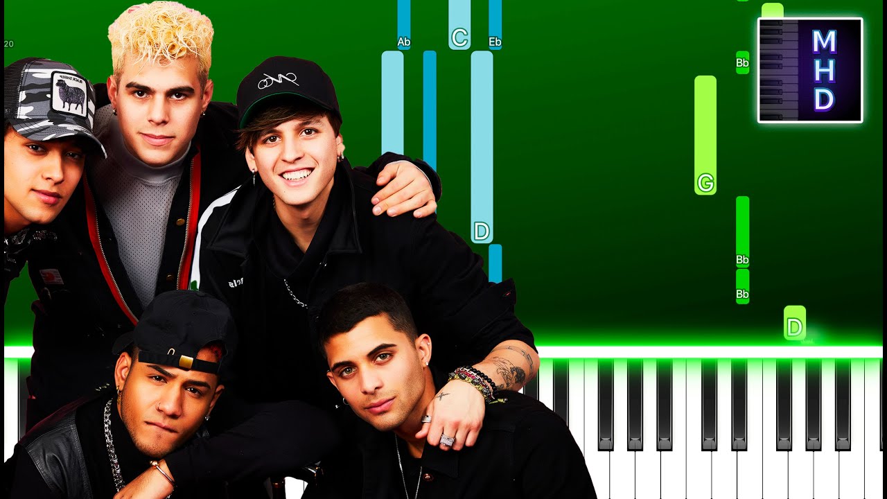 CNCO - Tan Enamorados (Piano Tutorial Easy)