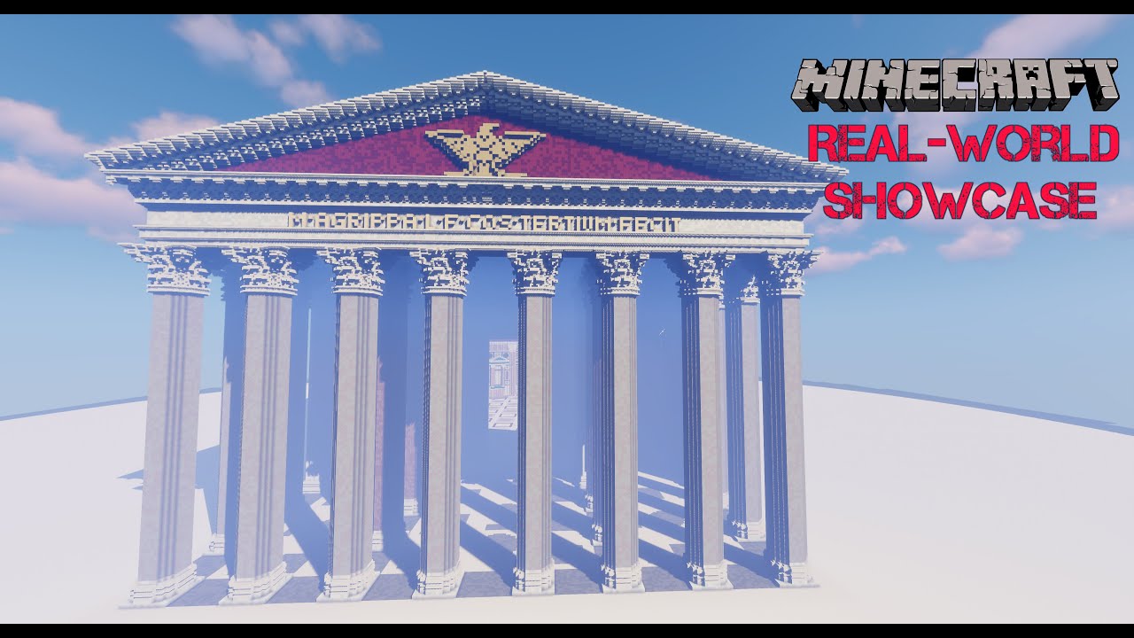 Roman Pantheon!! - Minecraft Real-World Showcase