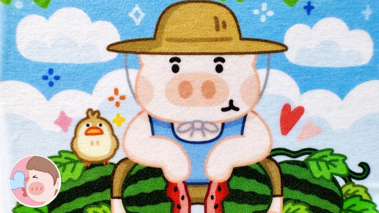 🎀恰恰の手帳 啾啾開心農場 手帳拼貼 沉浸式 白噪音 聲控手帳教學 ASMR