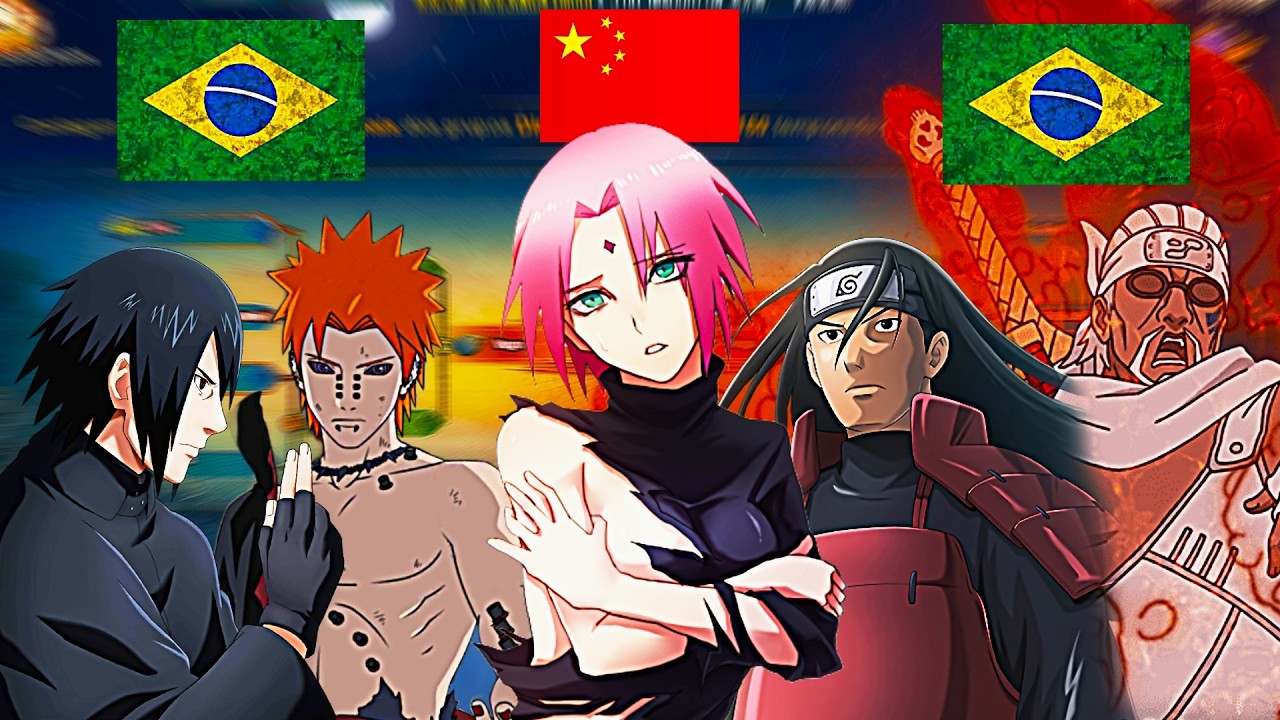 The Chinese players arrived in Brazil to dominate it! Space-Time in Naruto Online 🤯