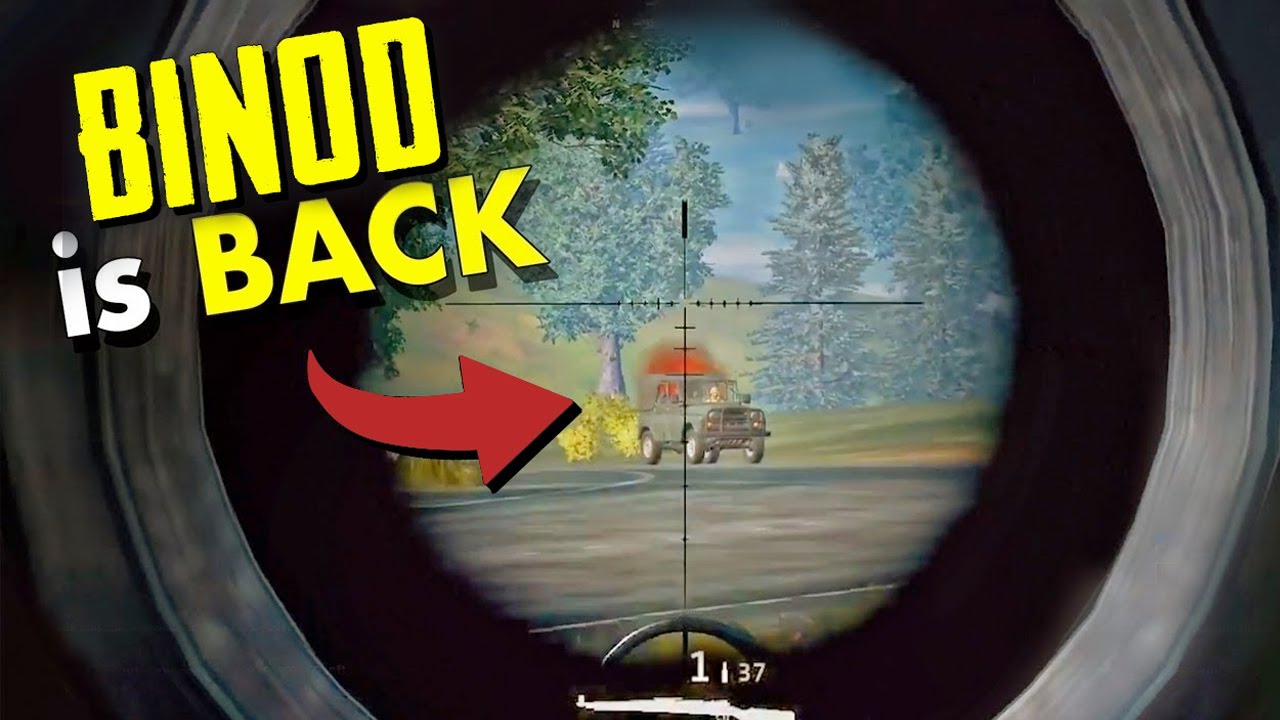 AGENT BINOD in PUBG - Sniper Ka Baap | BUNNNY