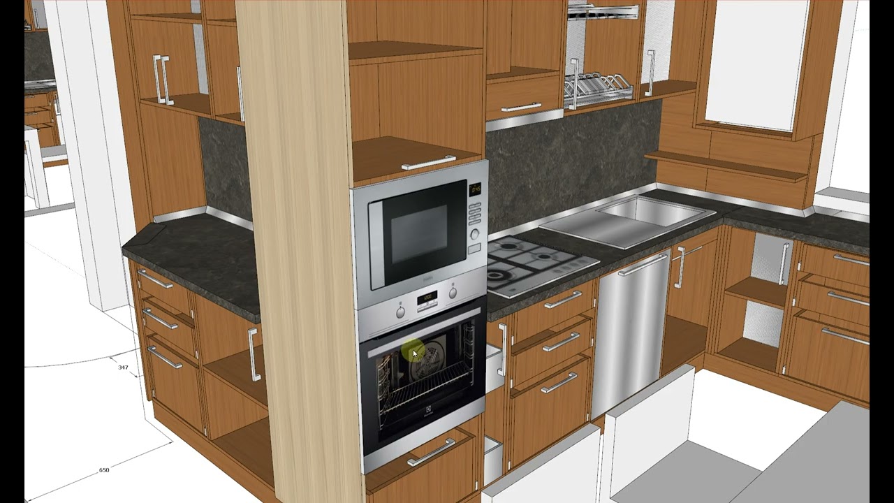 Proiectare mobilier, Prezentare Mobilier bucatarie