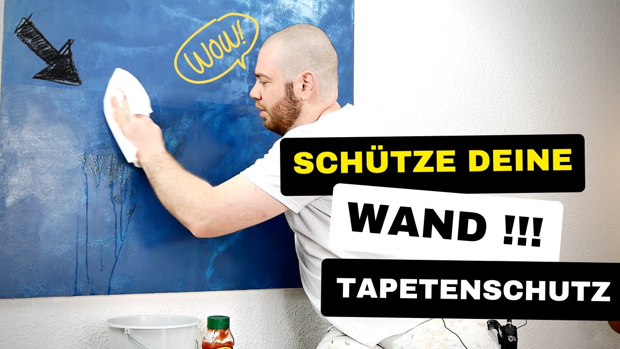 Wände und Wandfarbe "abwaschbar" machen und schützen
