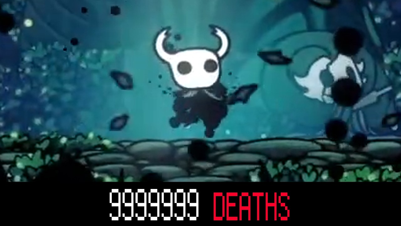 Hollow Knight with Death Counter (i am fried)