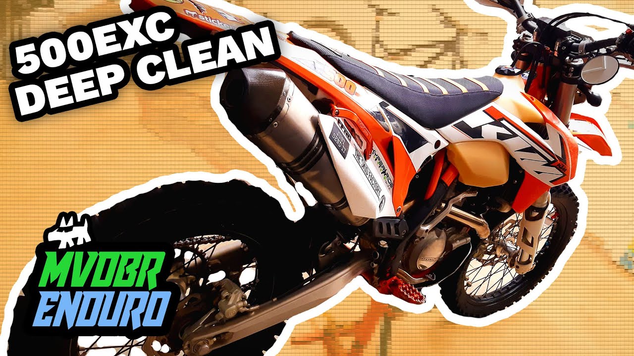 KTM 500 EXC: Dirt Bike Strip & Clean - MVDBR Garage Days Part 2
