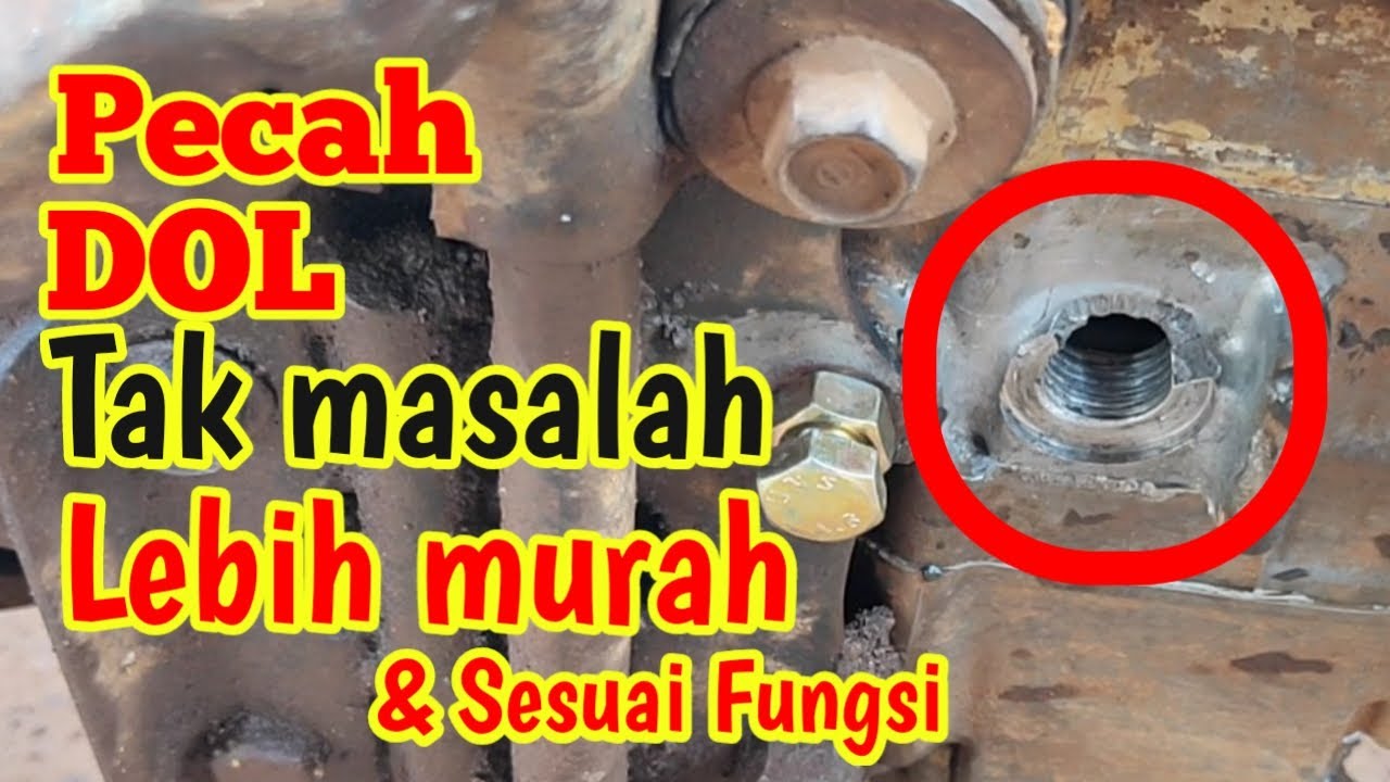 Cara mengatasi baut tap oli yang dol || pecah
